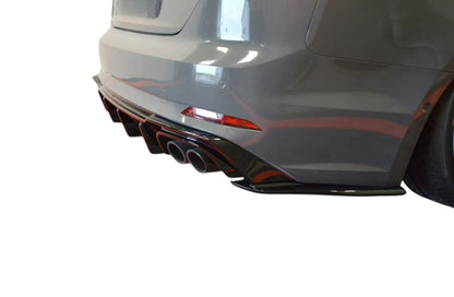 ✨DIFFUSORE posteriore  nero lucido ABS ADATTO per AUDI S5 F5 (2017 + )✨
