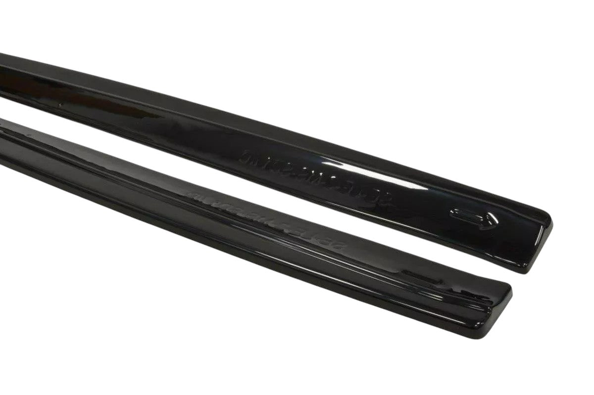 ✨MINIGONNE laterali design nero lucido ABS per SEAT Leon Mk2 MS design 05-09✨