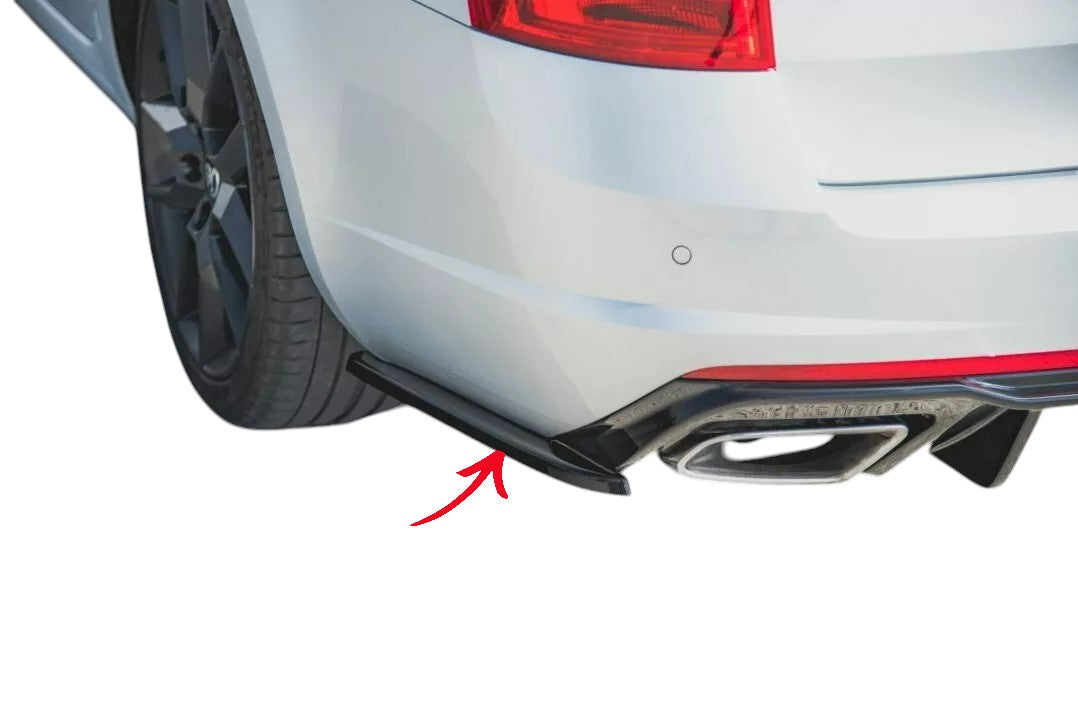 ✨SPLITTER laterali posteriori V2 PER Skoda Octavia Vrs Mk3/Mk3.5 2013-2016✨