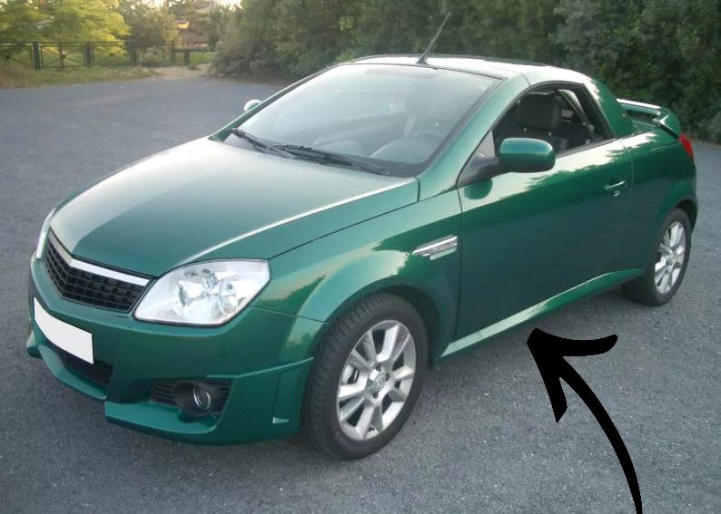 ☀️KIT MINIGONNE ADATTO PER OPEL TIGRA TWIN TOP (2004-2009)☀️
