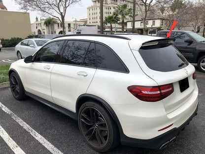 Spoiler posteriore tetto Add-On per Mercedes GLC X253 SUV 2015+ Nero lucido