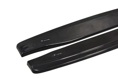 ✨MINIGONNE laterali design nero lucido ABS per Peugeot RCZ lifting 2012-2015✨