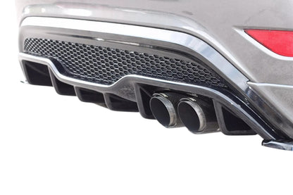 ✨Diffusore Posteriore Nero Lucido ADATTO Per Ford Fiesta Mk7 St Facelift 13-17✨