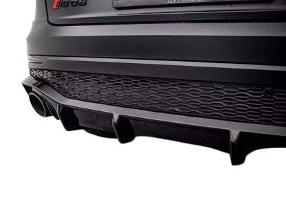 ✨DIFFUSORE nero lucido ABS posteriore per Audi RSQ8 MK1 2019+✨