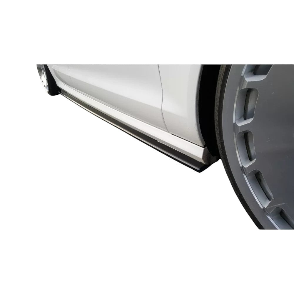 ✨MINIGONNE laterali design nero lucido ABS per Audi A6 C7 S Line 2011-2014✨