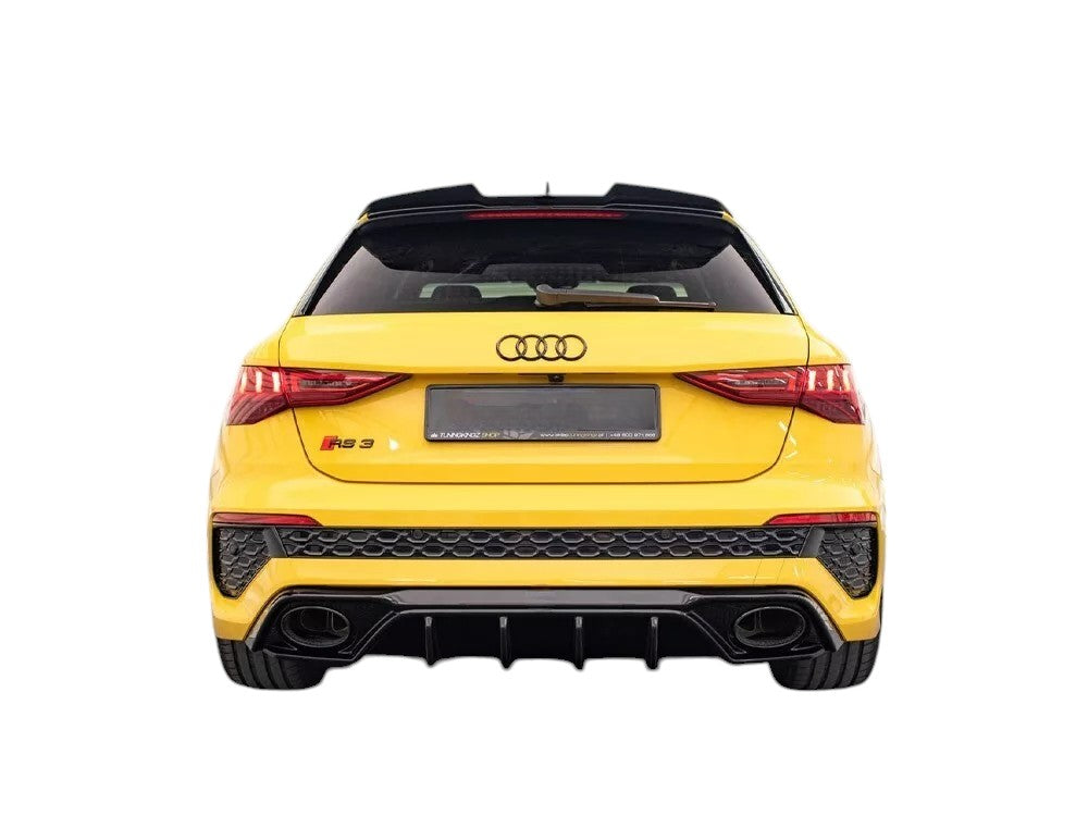 ✨DIFFUSORE nero lucido ABS posteriore per Audi RS3 8Y 2020-✨