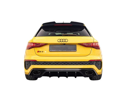 ✨DIFFUSORE nero lucido ABS posteriore per Audi RS3 8Y 2020-✨