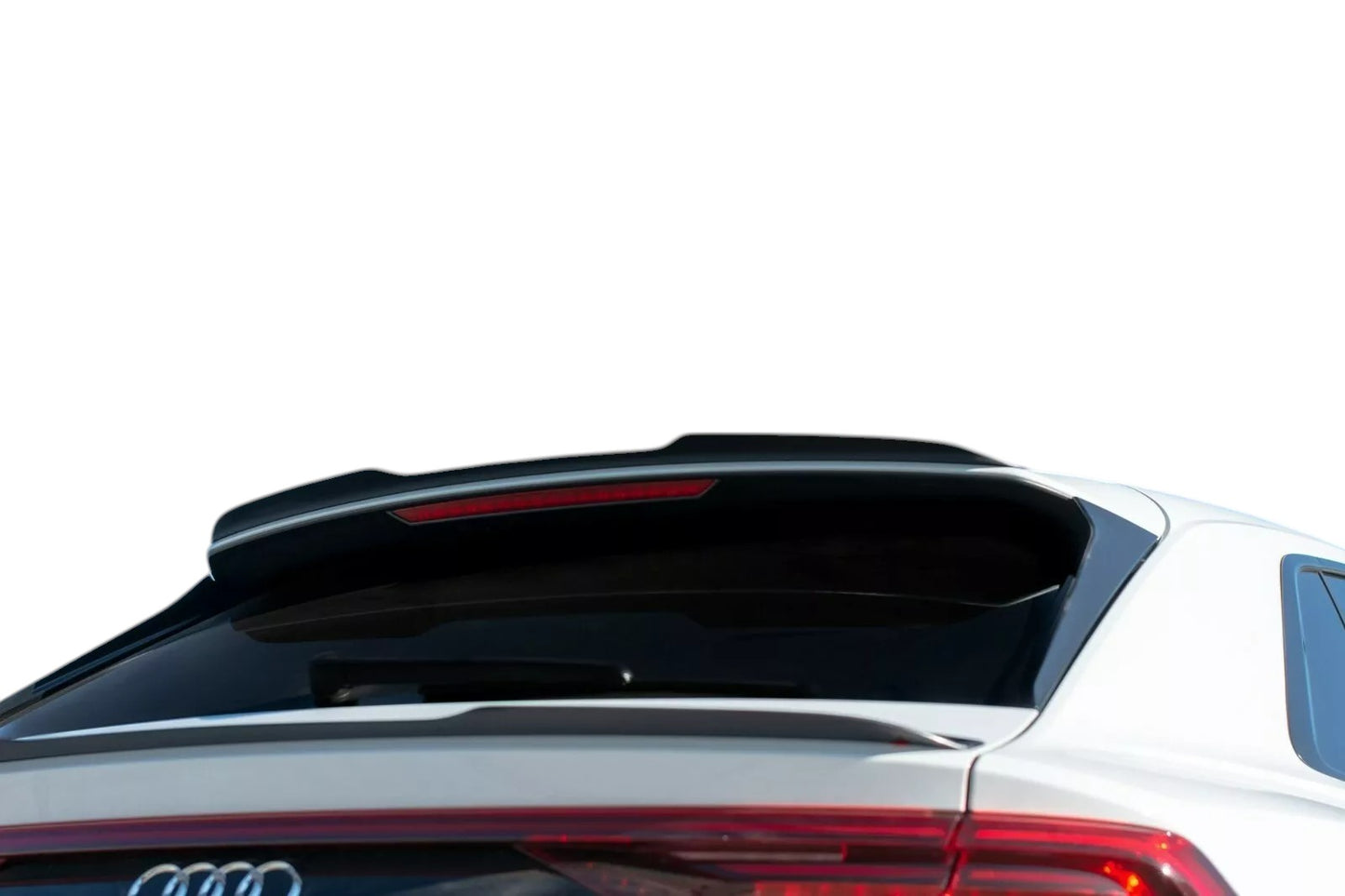 ✨Spoiler ala aggiuntiva Per Audi Q8 S-Line CAP V1 nero lucido ABS✨