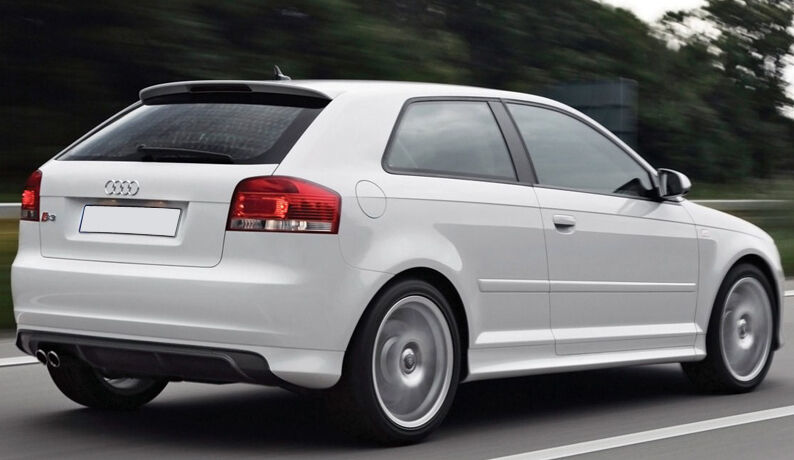 DIFFUSORE ADATTO PER AUDI A3 8P 3 PORTE S3 LOOK 2003-2008