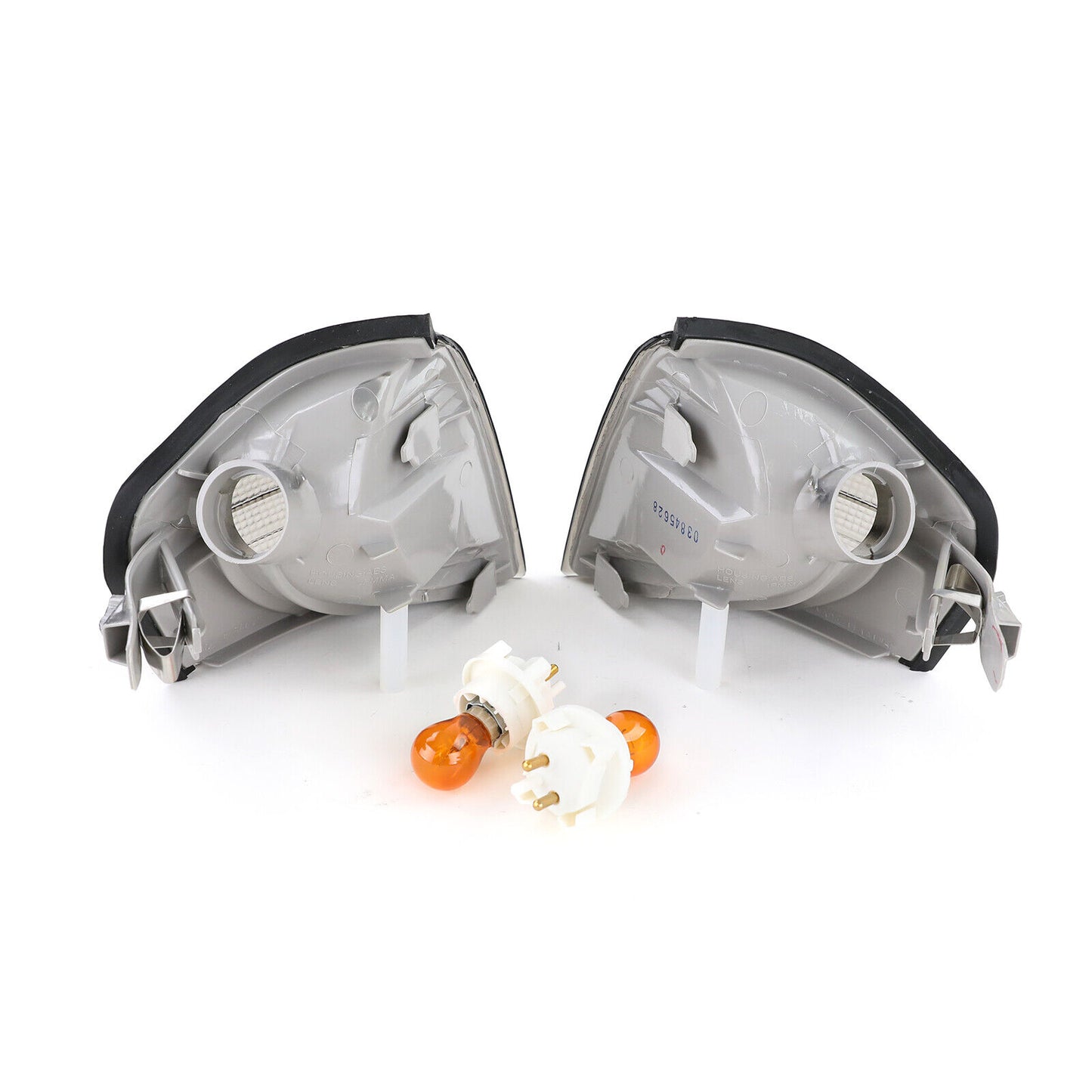 Coppia indicatori di direzione fumè neri aftermarket compatibile con Mercedes Classe C W202 93-00