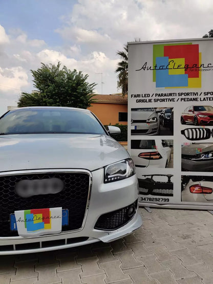 ⭐PARAURTI RS3 ANTERIORE ADDATO PER AUDI A3 8P 2005-2008 LOOK RS3⭐