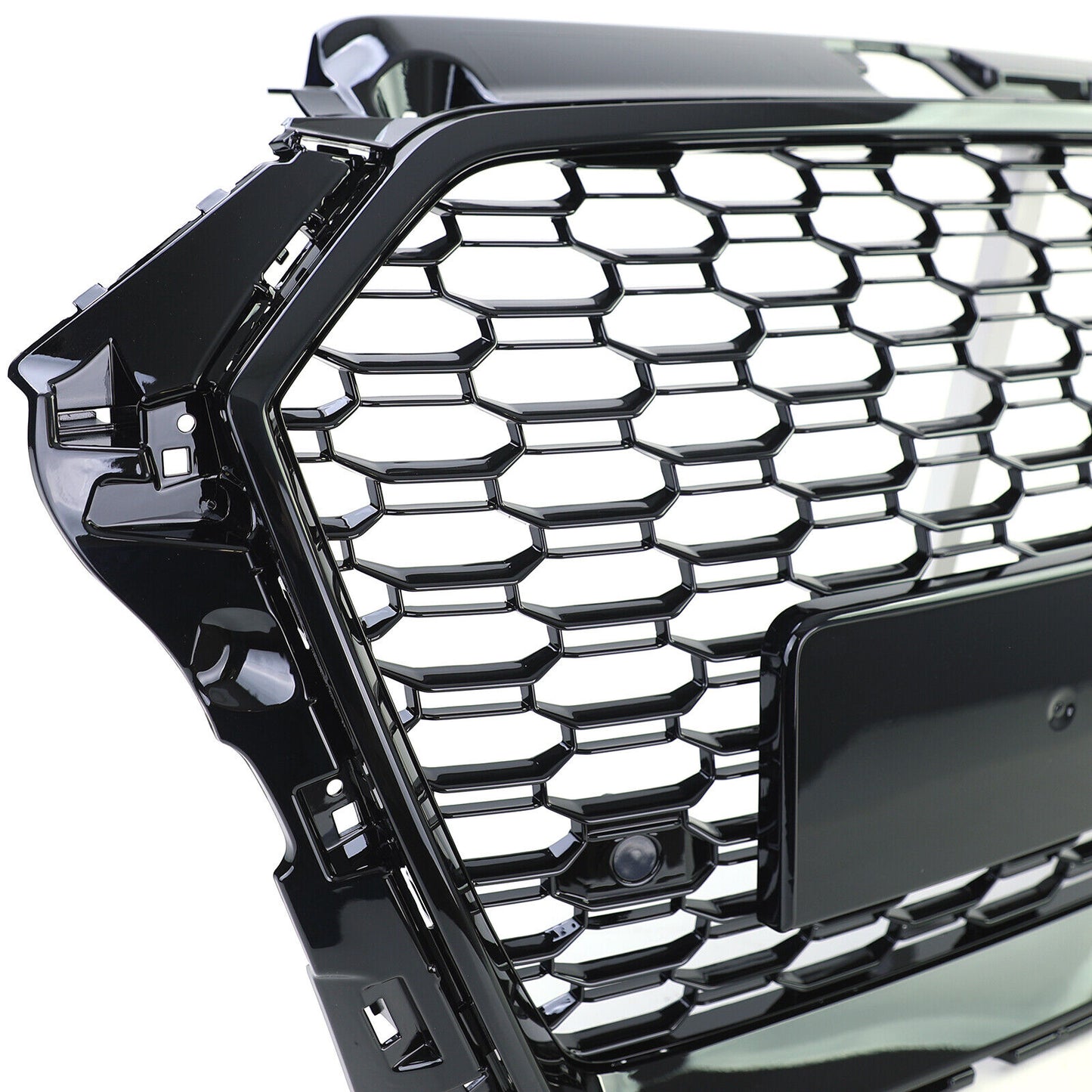 Griglia Sportiva Griglia A Nido D'ape Nero Lucido compatibile Per Audi A3 8V 16-20 Senza ACC