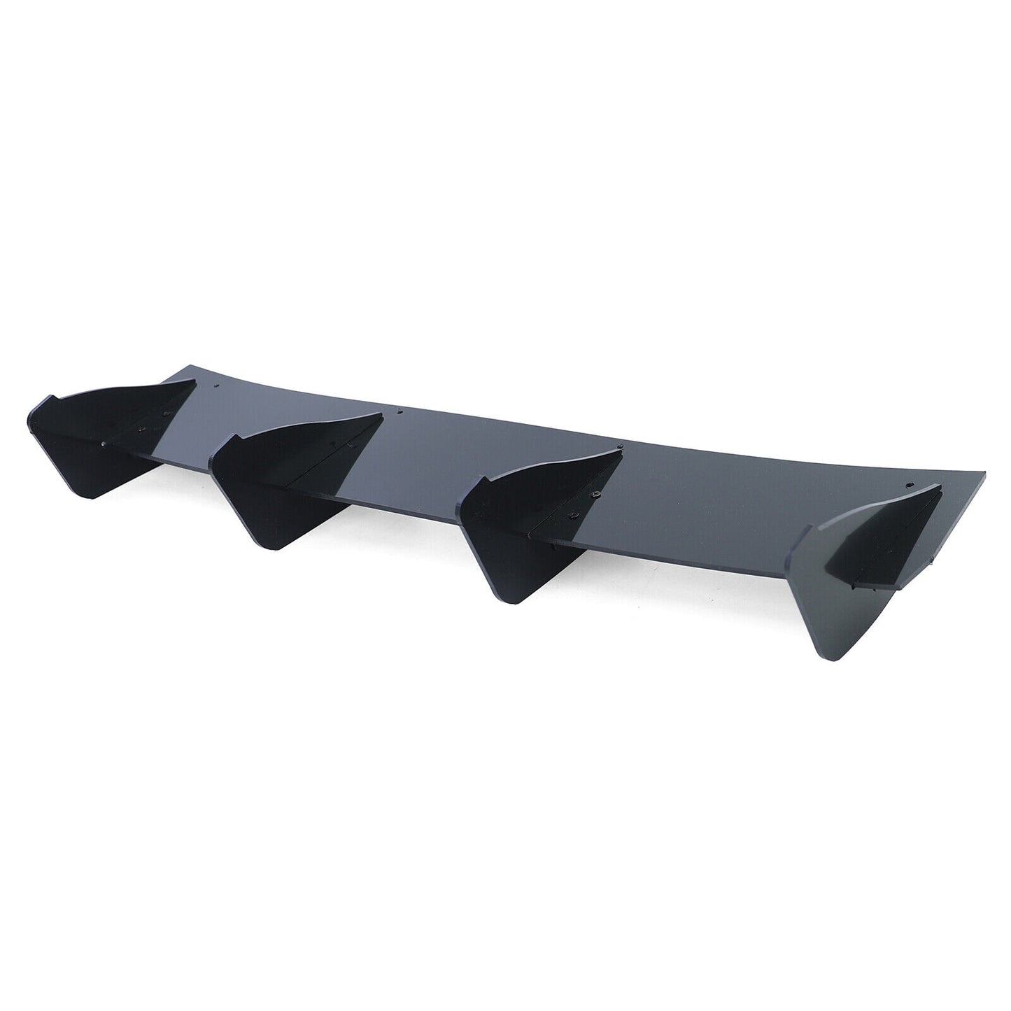Inserto diffusore posteriore sportivo splitter nero lucido per sedile Leon 3 5F