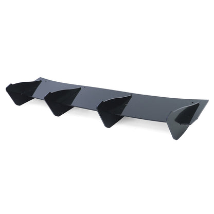 Inserto diffusore posteriore sportivo splitter nero lucido per sedile Leon 3 5F