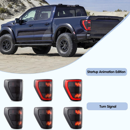 🔥ART.2856 Fanali Posteriori a LED Fumé con Animazione Start-Up – Ford F-150 🔥