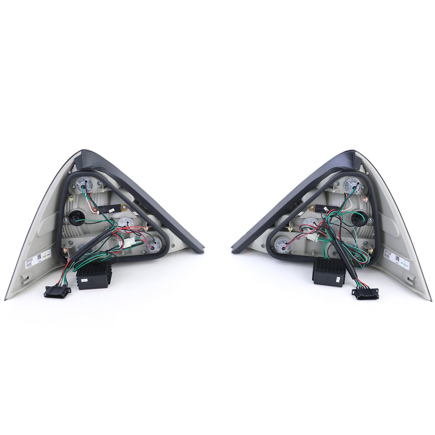 Fanali posteriori a LED in vetro trasparente fumè nero aftermarket compatibile con Mercedes SLK R170 96-04