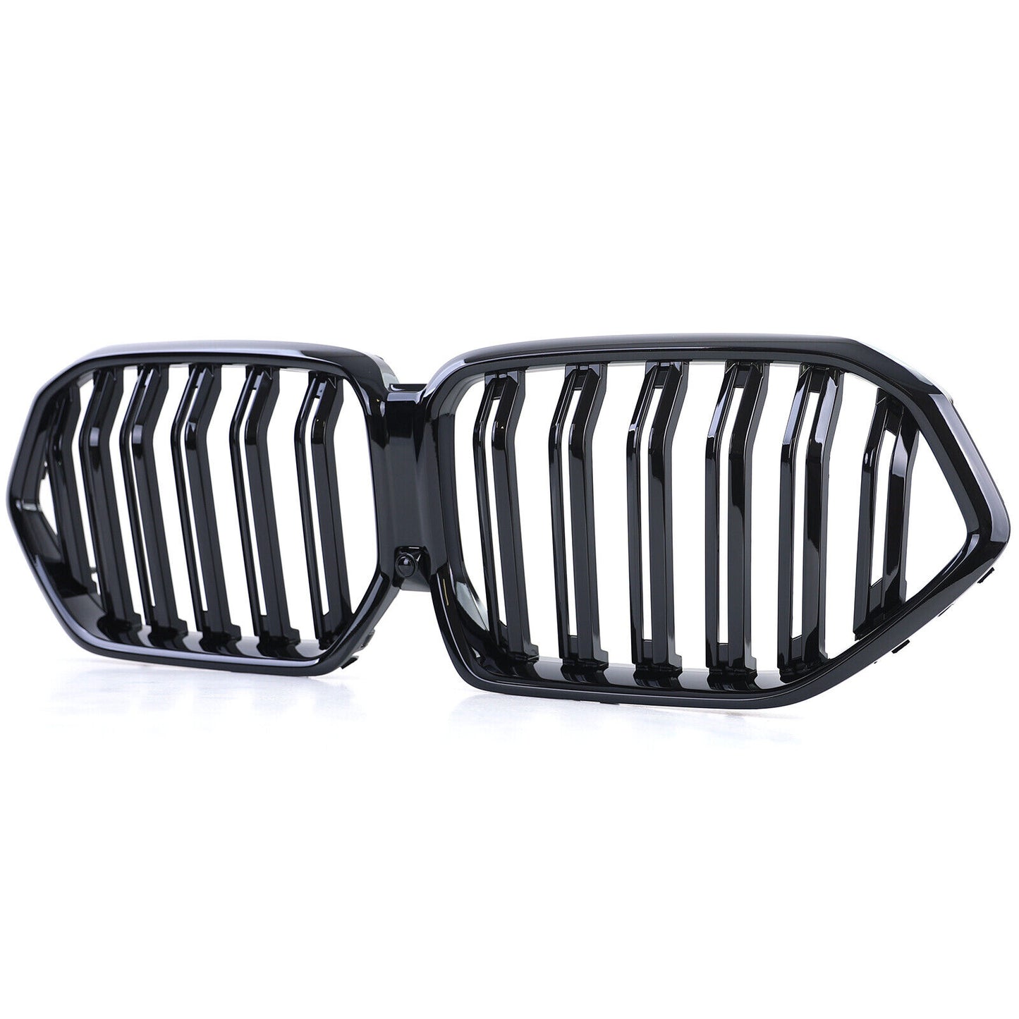 Performance Gloss Double Bar Radiator Grille Fit For BMW X6 G06 2019+ 