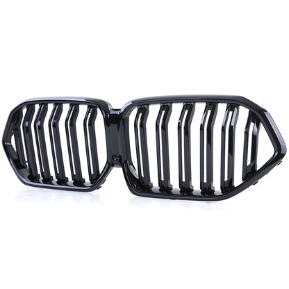 Performance Gloss Double Bar Radiator Grille Fit For BMW X6 G06 2019+ 