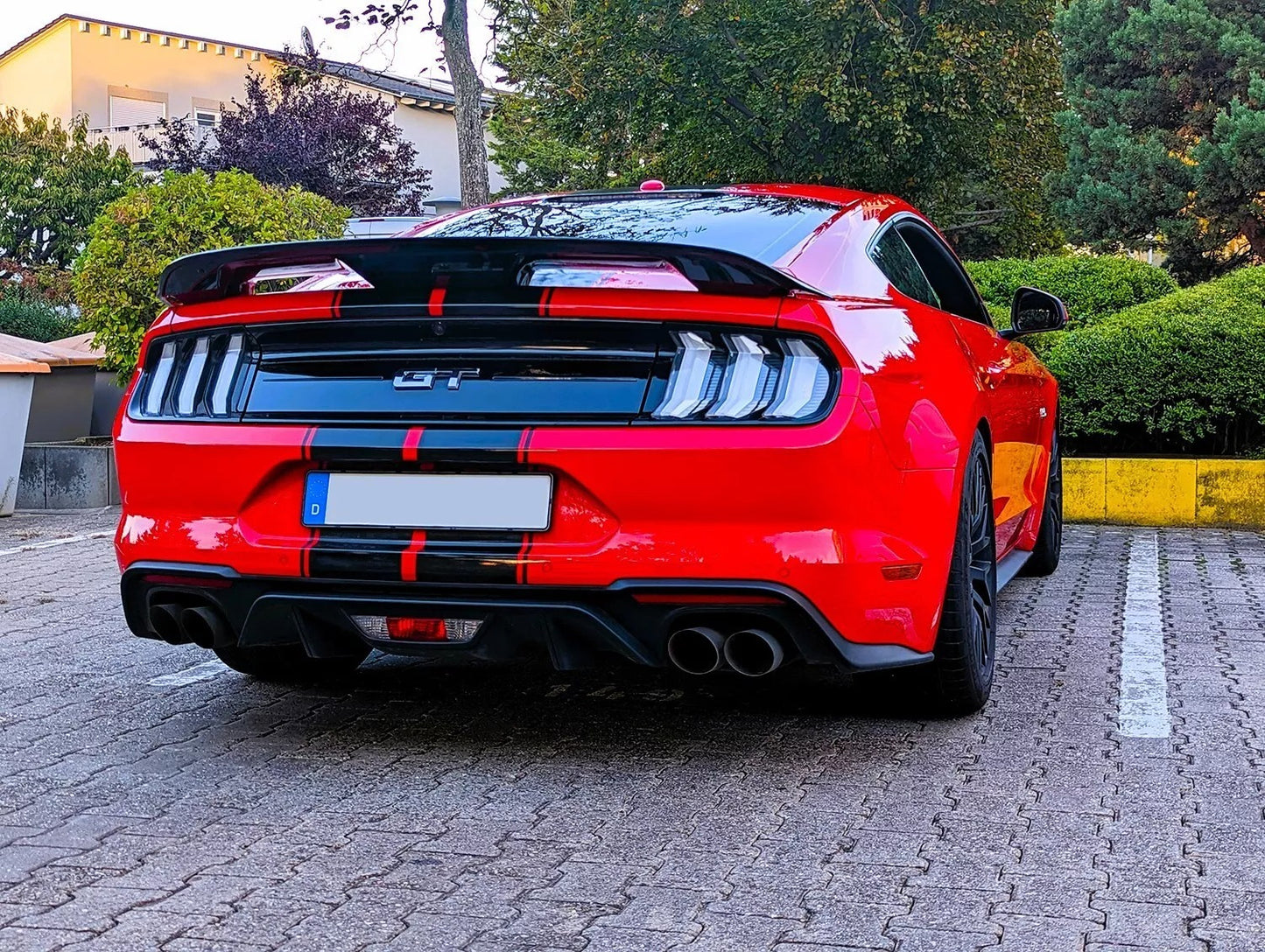 💎KIT Spoiler Nero Lucido adatto per Ford Mustang Shelby GT500 Style💎