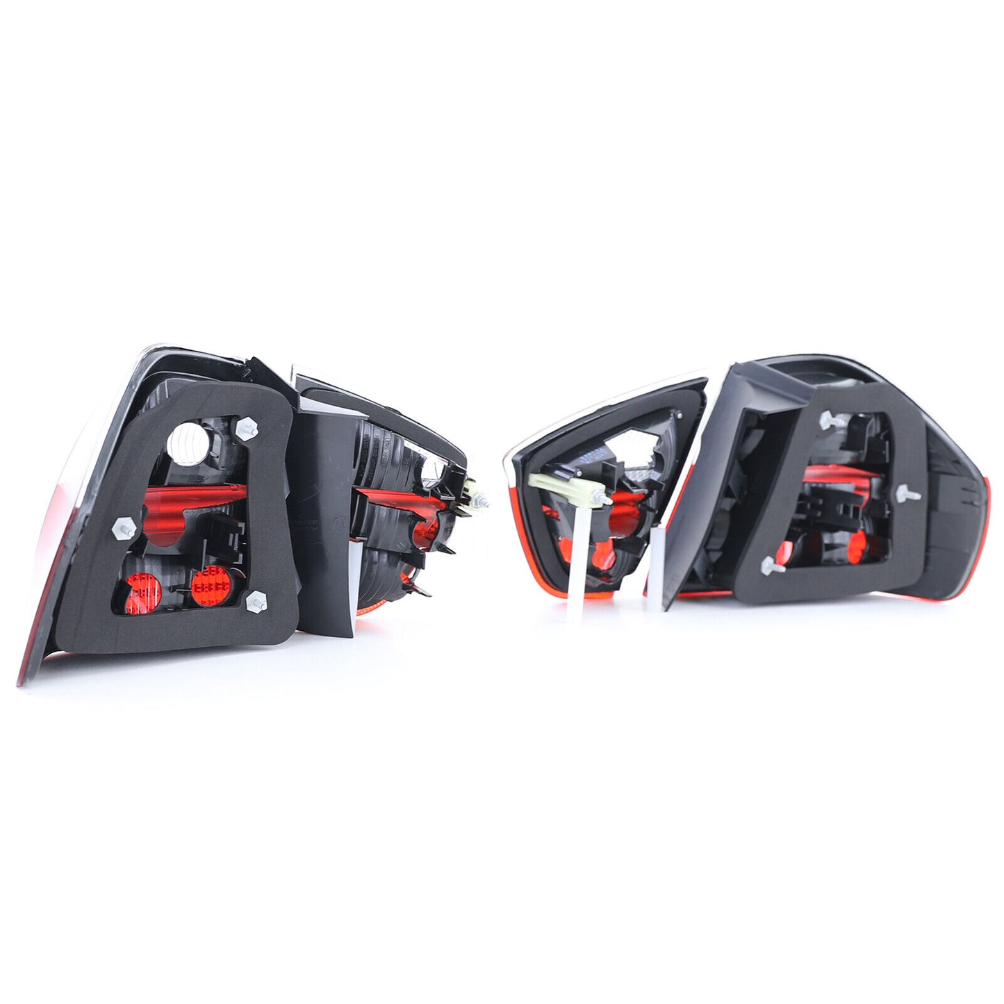 Rear lights suitable for BMW 5 Series E39 sedan 95-00 red black Glass 