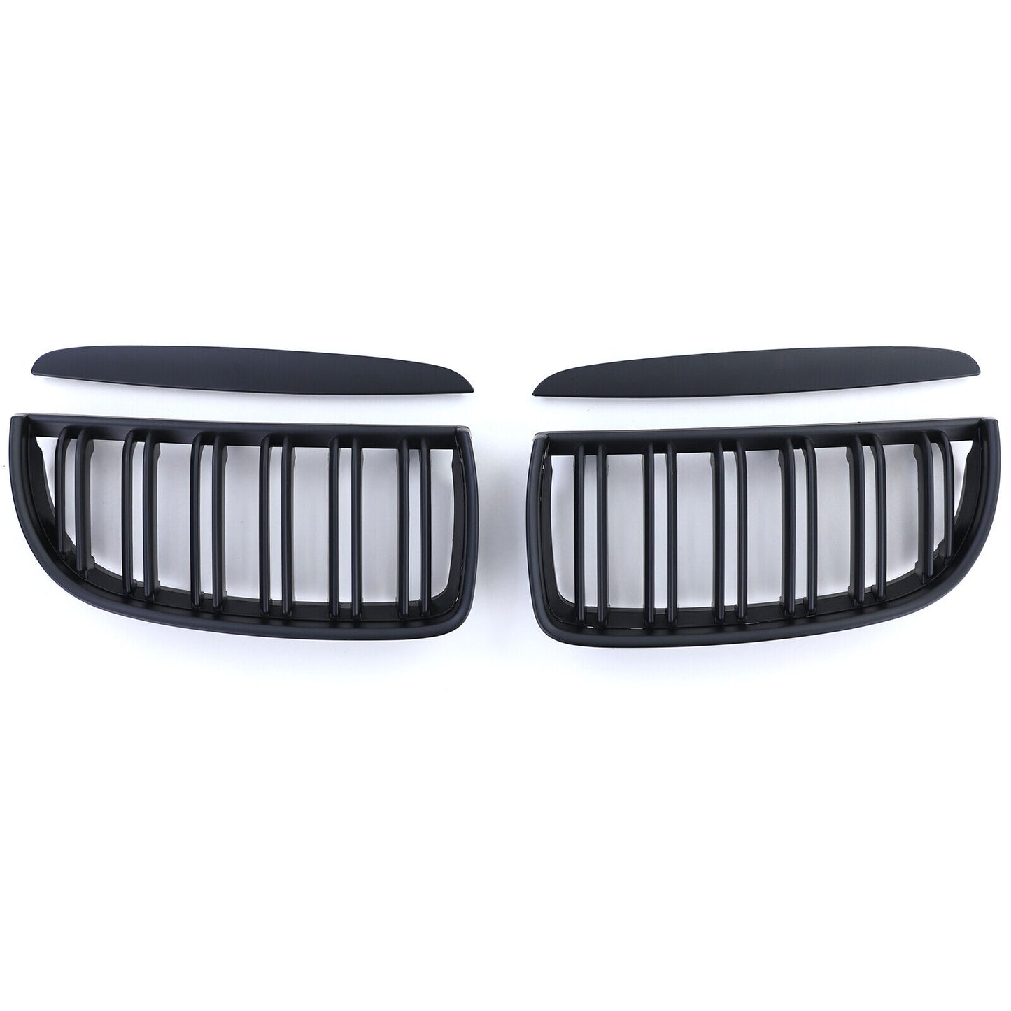 Griglia radiatore sportiva doppia barra performance opaca per BMW Serie 3 05-08