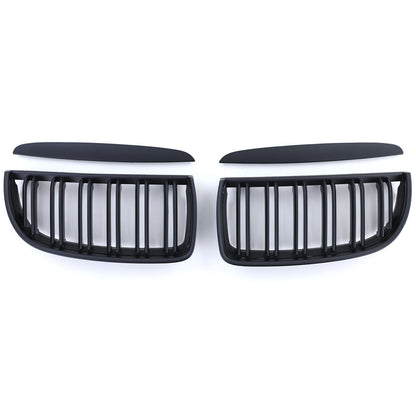 Griglia radiatore sportiva doppia barra performance opaca per BMW Serie 3 05-08