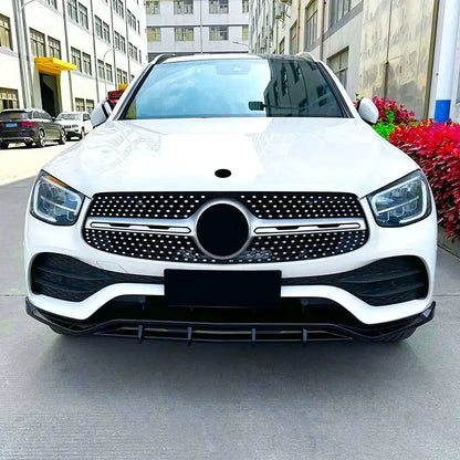 😤KIT Splitter Nero Lucido Adatto Per Mercedes GLC Classe GLC43 AMG Line W253😤