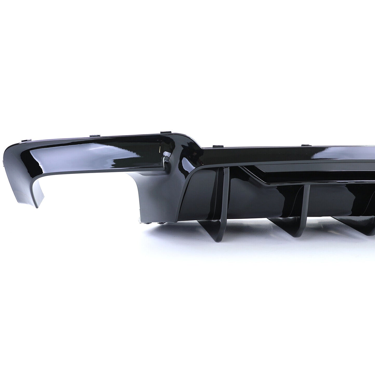 Diffusore posteriore duplex lucido ad alte prestazioni adatto per BMW Serie 5 F10 F11 550i M550d