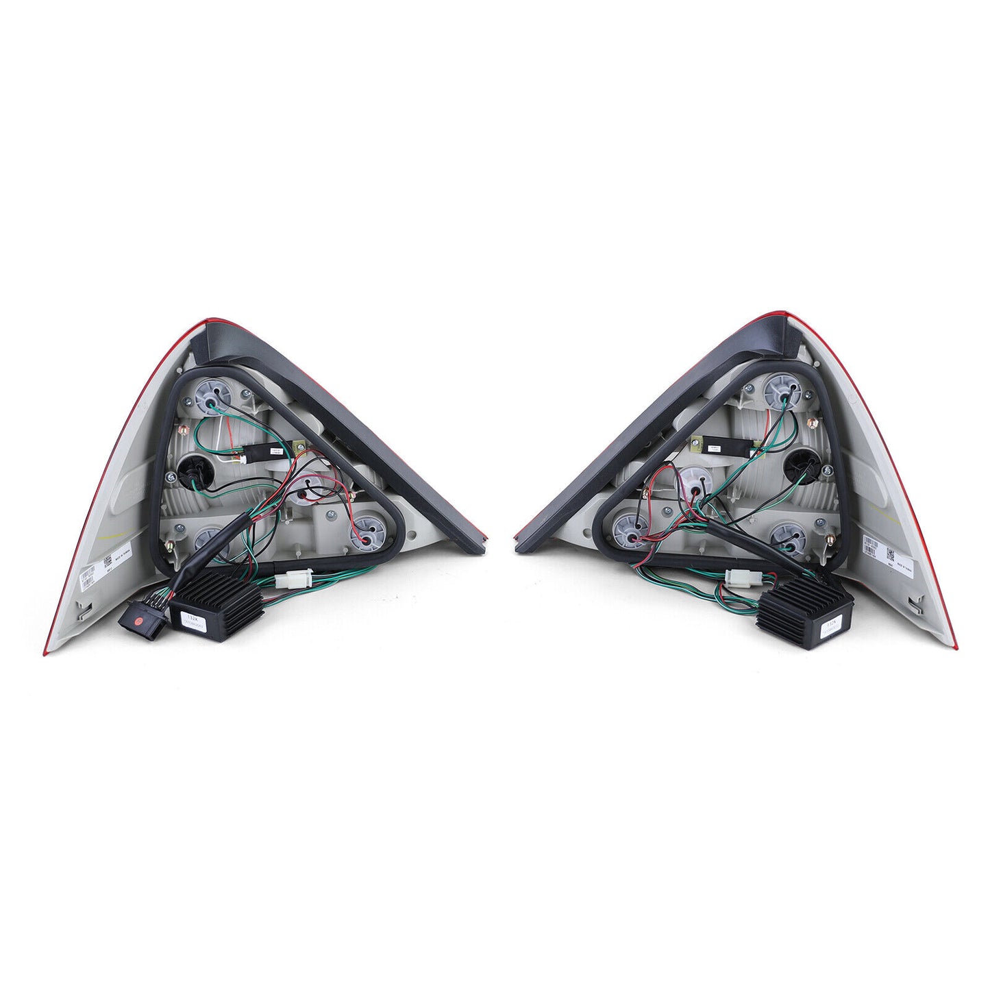 Set fanali posteriori a LED + terza luce stop rosso nero per Mercedes SLK R170