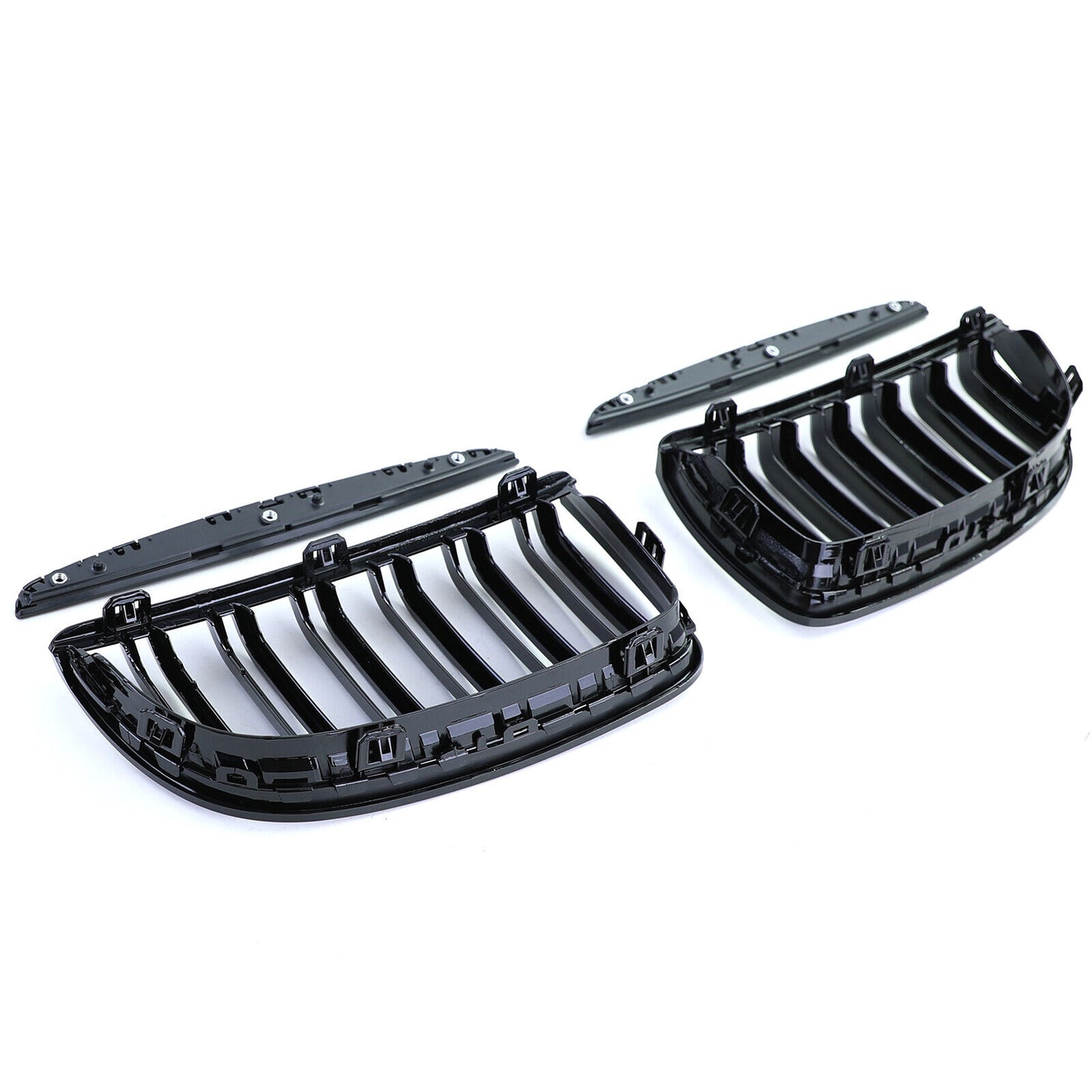 Griglia radiatore sportiva doppia barra performance lucida adatta BMW Serie 3