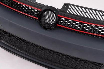 🔥Paraurti anteriore per VW Golf VI 6 08-13 Griglia Fendinebbia GTI Look🔥
