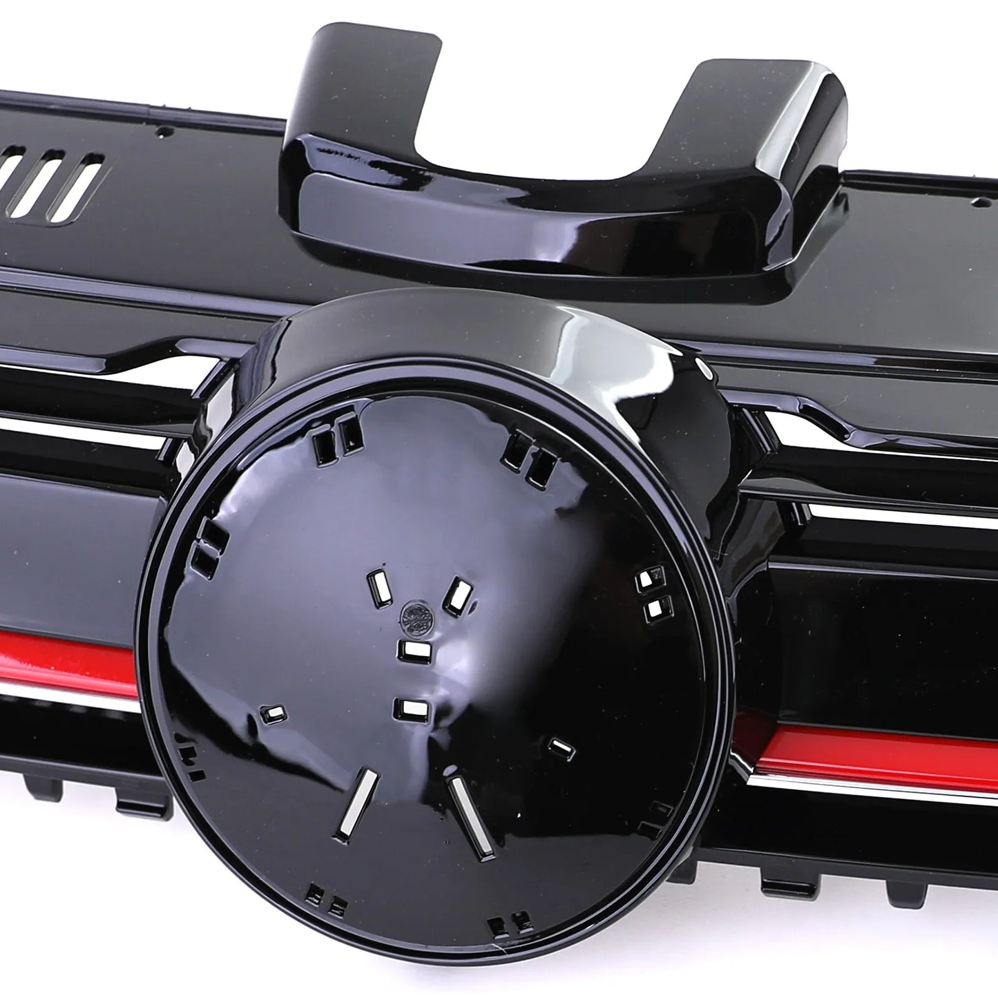 💎Performance Grille Gloss Black with Red Stripe for VW Golf 7 + GTI 12-17💎