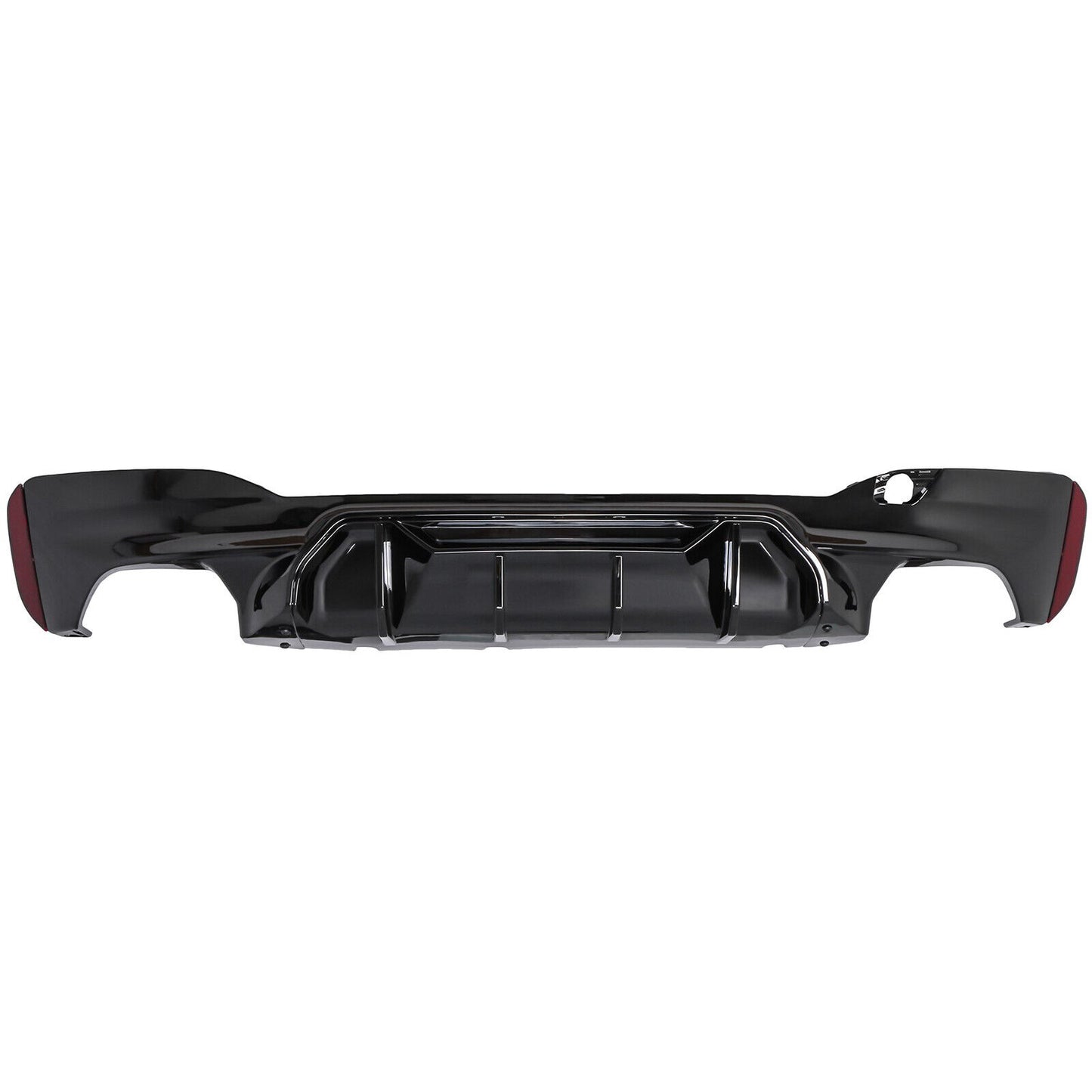 Diffusore posteriore paraurti scarico adatto per BMW G30 G31 Sport tutto nero