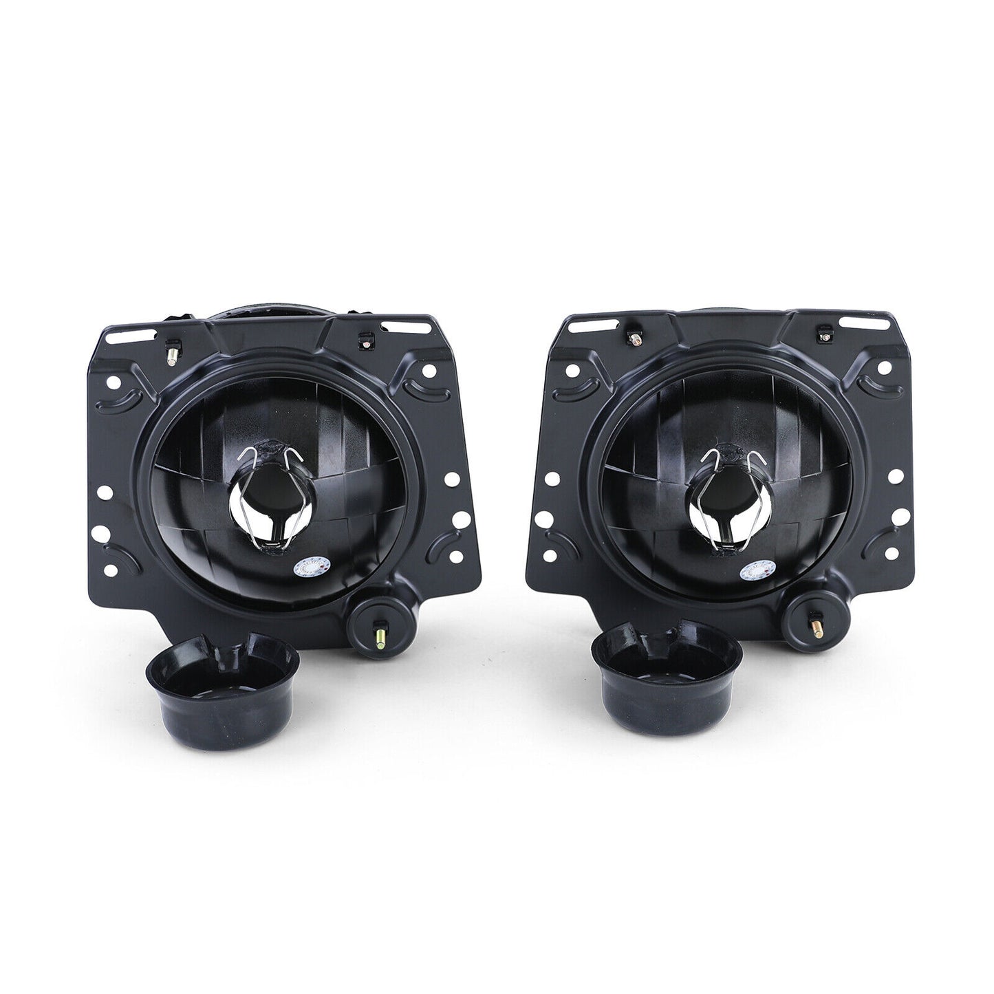 Faro in vetro trasparente nero fumè compatibile per VW Golf 2 83-91