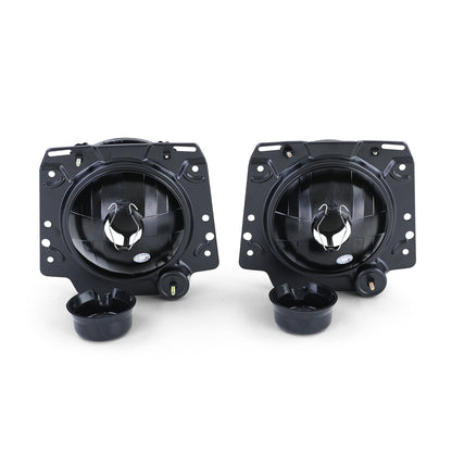 Faro in vetro trasparente nero fumè compatibile per VW Golf 2 83-91
