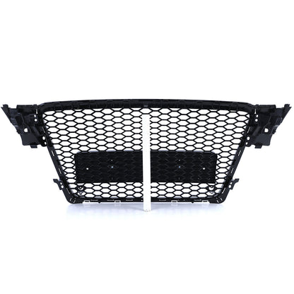 Griglia radiatore sport a nido d'ape senza emblema nero lucido per Audi A4
