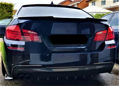 ⭐BMW 5 Series M5 F10 Gloss Black Rear Spoiler M4 Style Lip Wing⭐
