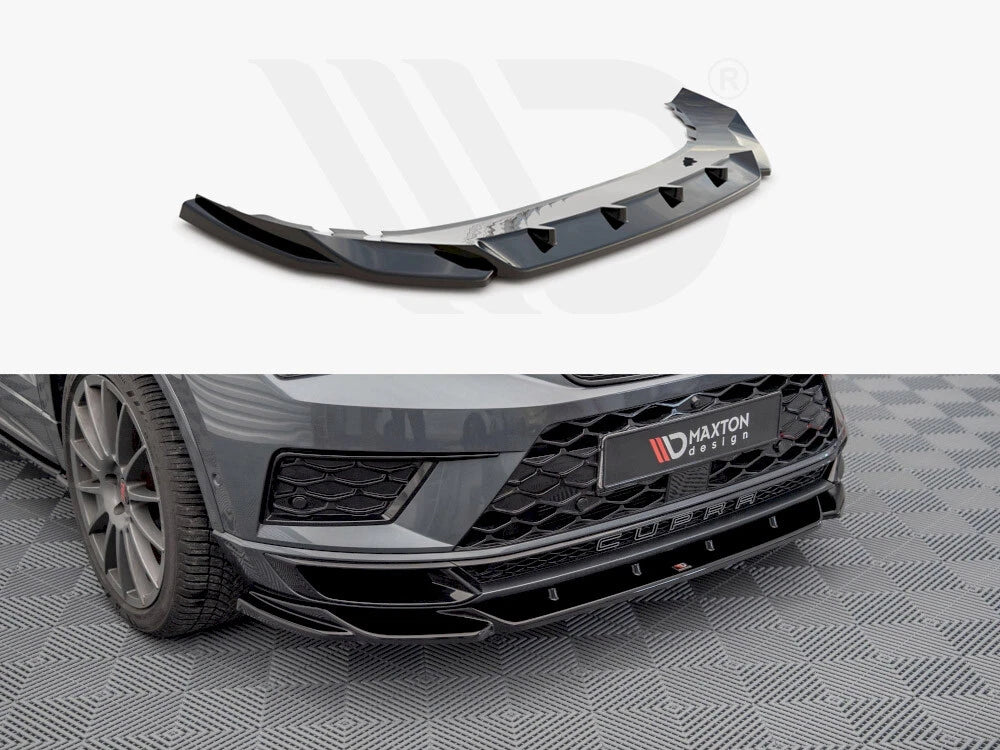 💕 Splitter adatto per  Cupra Ateca  nero lucido 💕