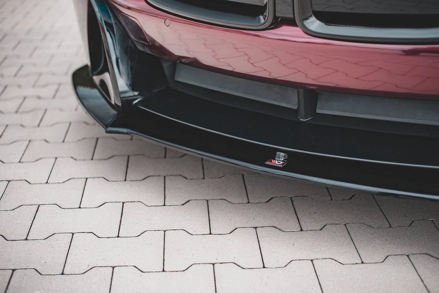🔥ART.9327 SPLITTER SOTTO PARAURTI TUNING ANTERIORE PER BMW i8 NERO LUCIDO🔥