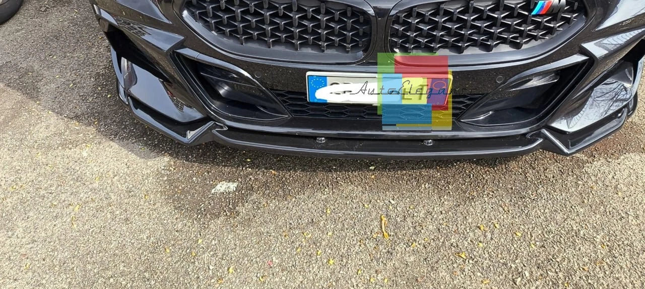 ⭐0212⭐SPLITTER ANTERIORE ADATTO PER BMW Z4 G29 2018+ M LOOK SPORT NERO LUCIDO 🔥