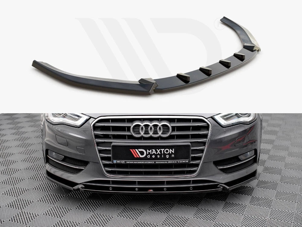 💕  Splitter  adatto  per  AUDI A3 8V Sportback  nero  lucido 💕