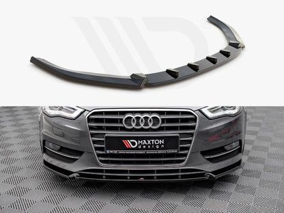 💕  Splitter  adatto  per  AUDI A3 8V Sportback  nero  lucido 💕