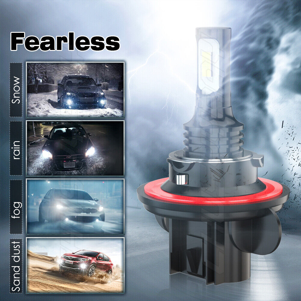 For Chevy Spark 2013-2015 6000K 4pc LED High/Low Fog Lights Bulbs with 