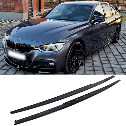 Minigonne laterali adatto per BMW Serie 3 F30 M-Sport nero