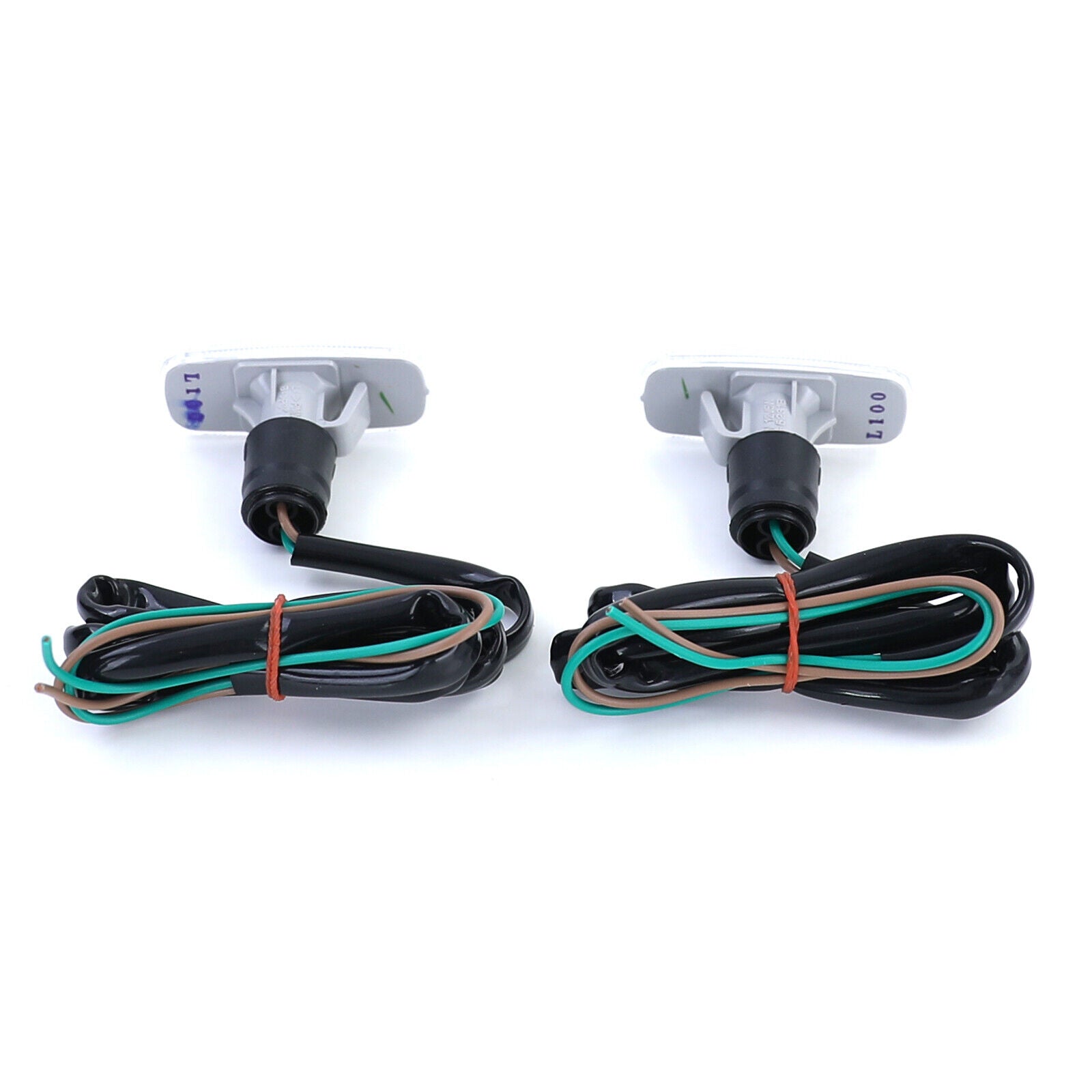 Coppia frecce laterali bianche per Audi A8 4G A4 8D2 A3 8L A6 C5 TT 8N A2- AUTOELEGANCERICAMBI