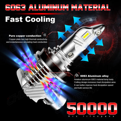 Per Chevy Monte Carlo 2006 2007 6000K 4X LED Faro Abbagliante Abbagliante Combo