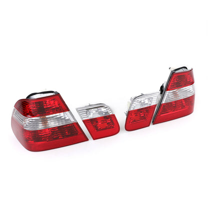 Red Clear Rear Lights Fit For BMW 3 Series E46 Sedan 98-01