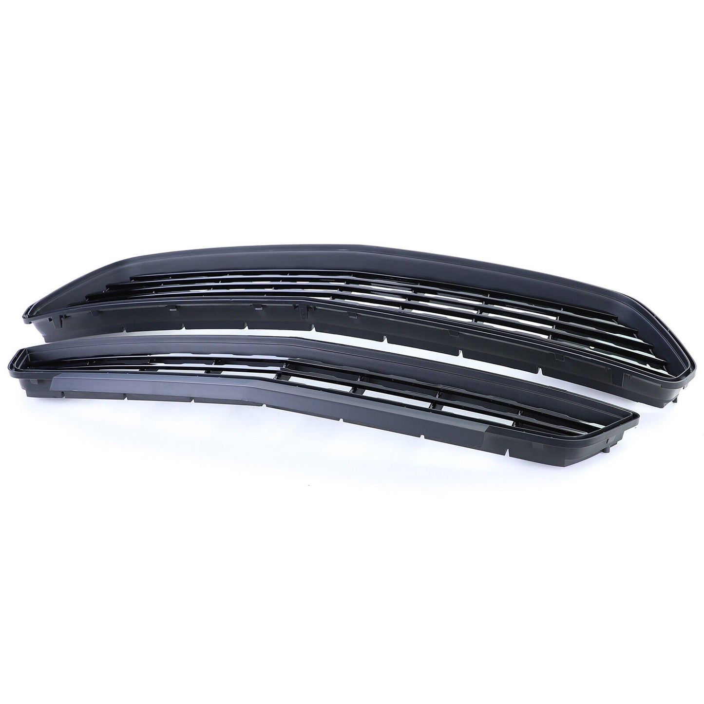 Griglia radiatore sportiva superiore e inferiore nera lucida per Ford Mustang 6