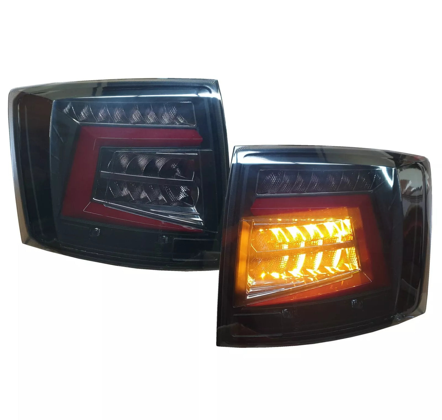 Fanali Posteriore LED per Ford Transit Custom dal 2012 Fanale Posteriore Nero Luci Posteriore