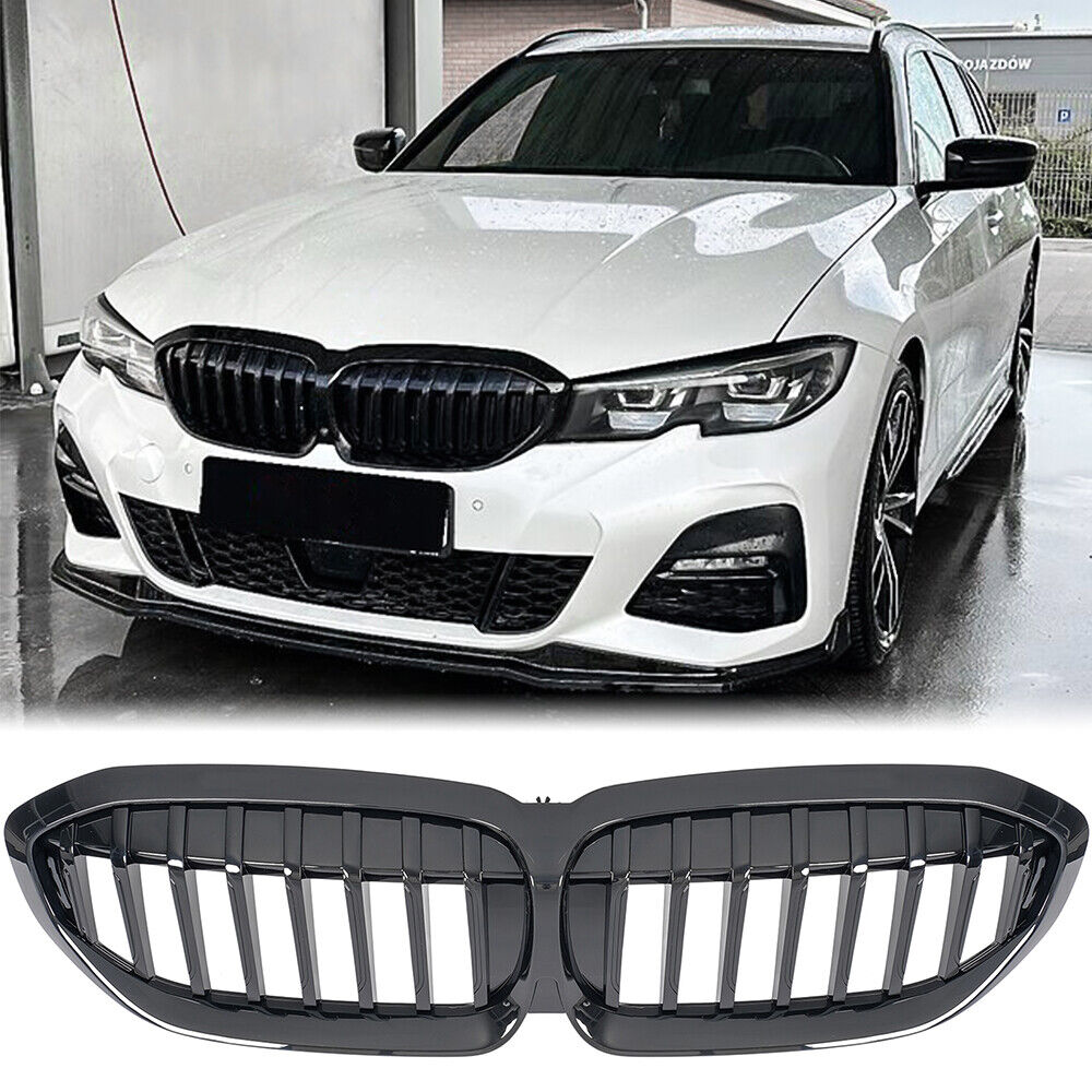 Griglia Reni ponte singolo adatto per BMW Serie 3 G20 G21 berlina Touring pianoforte nero